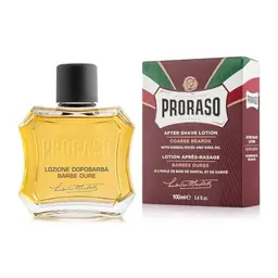 Proraso After Shave Lotion Nourishing, 100 ml, mit Sandelholz & Shea-Öl, Feuchtigkeit und Hautkomfort, Made in Italy