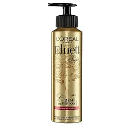 L'Oréal Elnett Styling-Mousse für Volumen und Glanz, extra starker Halt, Hitzeschutz, 200ml