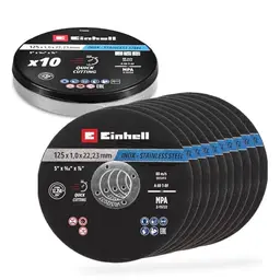 Einhell Trennscheiben für Metall, 10-tlg., Ø 125 mm, in Dose