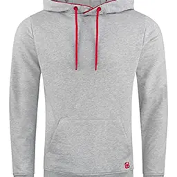 riverso Herren Hoodie Regular Fit Kapuzenpullover 3XL Grey Melange