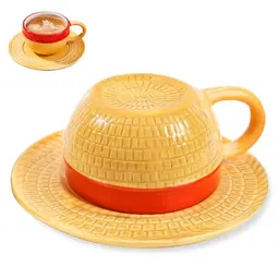Violetfox Anime Tasse Luffy Keramik Kaffeetasse, Kreativ Cartoon Tasse, Geschenk für Weihnachten Geburtstag Jubiläum