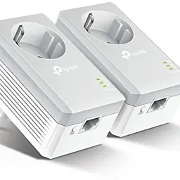 TP-Link Powerline Adapter Set TL-PA4010P KIT mit Steckdose, schnelle Datenübertragung über Stromleitung