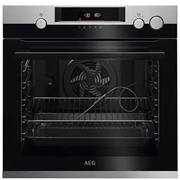 AEG Einbau-Backofen Serie 7000 mit Dampf und Selbstreinigung, LED-Touchdisplay, Kerntemperatursensor, 45 Automatikprogramme, schwarz