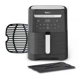 Tefal EY8018 Easy Fry & Grill XXL - 2-in-1 Heißluftfritteuse und Grill für 8 Personen, energiesparend, 8 Programme