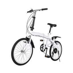 Wangkangyi 20 Zoll Klappfahrrad, 7 Gang, leichtes Falt-Bike für Camping, schnell zusammenklappbar