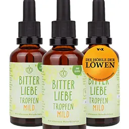 BitterLiebe® Bittertropfen 3er Set - Original aus Die Höhle der Löwen - hochdosierte Bitterstoffe