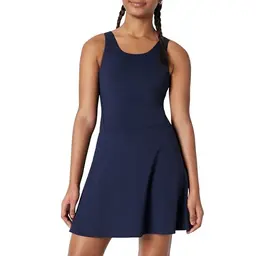 Amazon Essentials Mädchen Active Tank-Tenniskleid in Marineblau, 8 Jahre