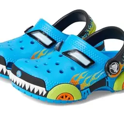 Crocs Kinder Classic IAM Monster Truck Clog, Neon Ocean, Größe 19/20 EU