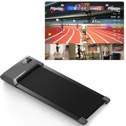 Superun Raceable Walking Pad – Laufband für Zuhause mit App und Fernbedienung, max 136 kg, Multi-Runner-Rennen