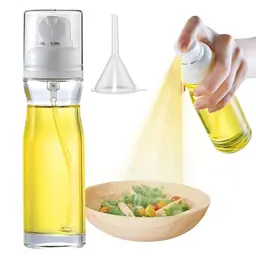 SHMSHNG 200 ml Öl Sprühflasche aus Glas für Kochen, Grillen und Backen