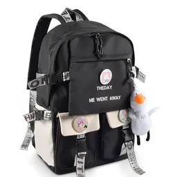 AUEJACKY Schulrucksack für Mädchen und Jungen, Anime Bookbag, Casual Daypack für Uni, Reisen und Freizeit