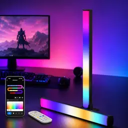 LuminexDesigns RGB Lightbar 40cm für TV & Gaming, mit App-Steuerung, für Ambient Light, Dekoration & Geschenk