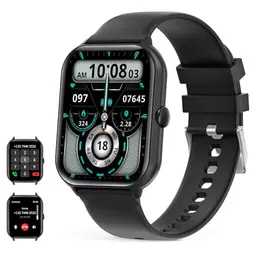 UHOOFIT Smartwatch für Herren und Damen, 1.95 Zoll Fitness Uhr mit Herzfrequenz-Monitor, 100+ Sportmodi, IP67 wasserdicht