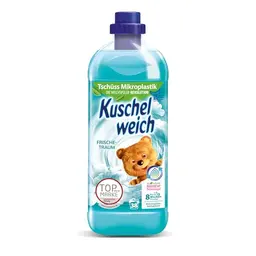 Kuschelweich Weichspüler Frischetraum, 1 Liter für bis zu 38 Waschladungen, dermatologisch bestätigt, ohne Mikroplastik