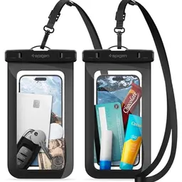 Spigen Aqua Shield wasserdichte Handyhülle für iPhone 16/15/14/13 und Galaxy S25/S24/S23 - Schwarz