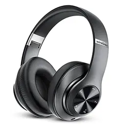 Lankey Sound 9S Kabellose Over-Ear Bluetooth Kopfhörer mit 65 Stunden Spielzeit und Mikrofon, Schwarz