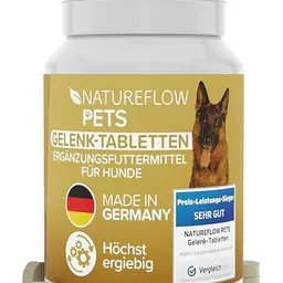 Gelenktabletten für Hunde – Made in Germany, 100 Stück, mit Grünlippmuschel, MSM & Teufelskralle, hohe Akzeptanz, keine Kapseln