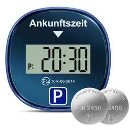 Gooofly Elektronische Parkscheibe mit 2 Displays und 3 Parkmodi, Auto Parkuhr mit Zulassung