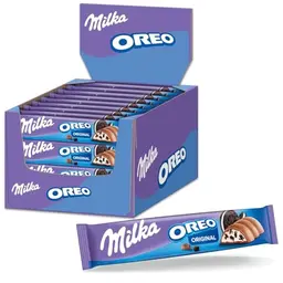 Milka Schokoriegel – Alpenmilch-Schokolade mit Kakaokeks und Milchcreme – 36 x 37g