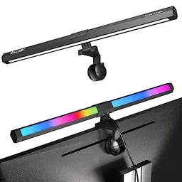 Quntis RGB Monitor Lampe mit Touch Control, 40cm, Anti-Blaues Licht, USB Bildschirmlampe