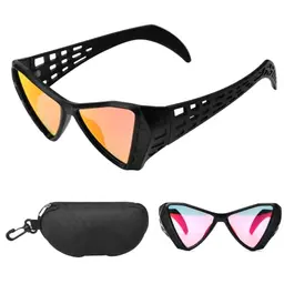 CAREDGO Fahrradbrille UV400 mit Windschutz für Herren und Damen - Sportsonnenbrille für Outdoorsport