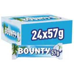 Bounty Schokoriegel mit Kokos- und Schokoladengeschmack, 24 Riegel
