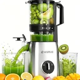 Kismile Slow Juicer Entsafter, 135 mm Einfüllschacht