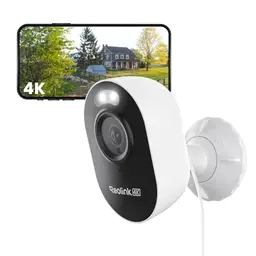 Reolink Lumus Pro 4K Wi-Fi Überwachungskamera für Außen mit Farb-Nachtsicht und 24/7-Aufzeichnung