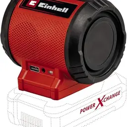 Einhell Akku-Lautsprecher TC-SR 18 Li BT - Bluetooth, AUX/USB-Anschluss, intuitives Bedienfeld