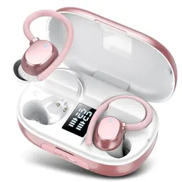 Kabellose Bluetooth 5.3 In-Ear Sportkopfhörer mit Noise Cancelling Mic, 128 Std Akkulaufzeit & IPX7 Wasserschutz