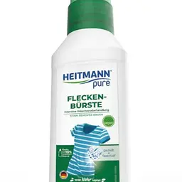 HEITMANN pure Fleckenbürste | Veganer Flecklöser mit Bürstenkopf | Ideal für Kragen und Manschetten | 250 ml