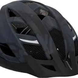 Fischer Fahrradhelm Urban Plus Brooklyn, L/XL, Blau mit LED-Rücklicht