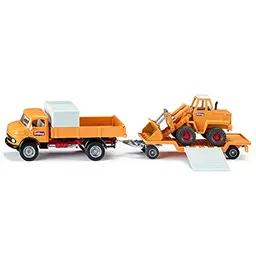 Siku 4117 Mercedes-Benz 710 mit Kramer Radlader, 1:50, Metall/Kunststoff, Gelb