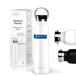 Wiseware Edelstahl Trinkflasche - 5 Stück Isolierflaschen 750ml - BPA-frei, auslaufsicher für Outdoor und Sport