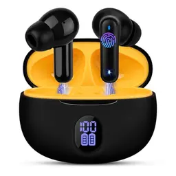 LWMTT Kabellose In Ear Bluetooth Kopfhörer mit LED-Anzeige, IPX7 wasserdicht, 30 Stunden Spielzeit