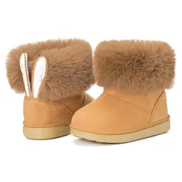 KVbabby Winterstiefel für Mädchen - Warme, gefütterte Stiefeletten in Braun, Rutschfest, Größe 26 EU