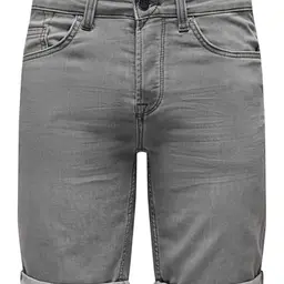 Herren Denim Capri Jeans Shorts 3/4 Bermuda Hose Sommer Freizeit