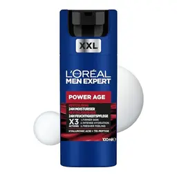 L'Oréal Men Expert Anti-Aging Feuchtigkeitscreme für Männer mit Hyaluronsäure & Tri-Peptide, 100 ml