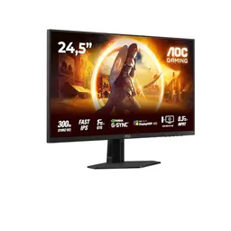 AOC Gaming 25G4SRE - 25 Zoll Full HD Monitor, 300 Hz, G-Sync, HDR400, schwarz-rot