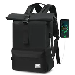 TANTOMI Damen und Herren Rucksack Groß, Wasserdicht, Rolltop, Reiserucksack, Freizeit, Arbeit, Wandern