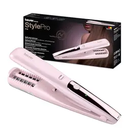 Beurer HT 22 Splissentferner für gesundes Haar, ohne Längenverlust, 2h Akku, LED-Anzeige, rosa