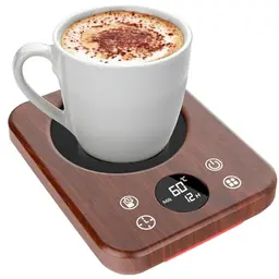 Elektrischer Kaffeewärmer mit 9 Temperatureinstellungen und 12-Stunden-Timer für Kaffee, Tee und Milch