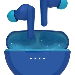 Belkin SoundForm Nano 2 Bluetooth In-Ear Kinderhörer, wasserfest, mit Mikrofon, 28 Std. Akku, Lautstärkebegrenzung, für iPhone, iPad, Galaxy – Blau