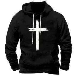 Zipper Hoodie Herren XL, Retro Y2K Pullover Schwarz für Halloween