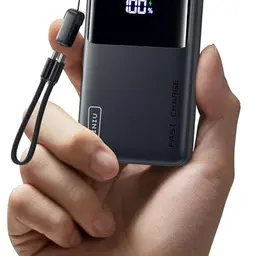 INIU Mini Power Bank 10000mAh, 45W Schnellladegerät für iPhone, Samsung und mehr - kompakt und reisesicher
