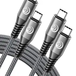 USB C auf USB C Kabel, 1M, 2 Stück, 60W PD Schnellladekabel für iPhone, MacBook, Samsung & iPad