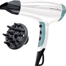 Remington Haartrockner Shine Therapy (2300 Watt, leicht & leise, 3 Heiz- & 2 Gebläsestufen, Abkühlstufe, Stylingdüse & Diffusor)