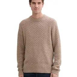 TOM TAILOR Herren Pullover, Parasol Brown, XL