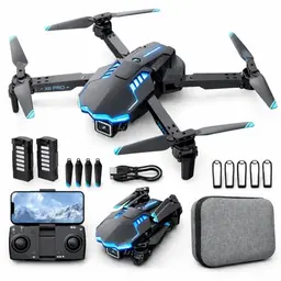 Drohne mit 1080P Kamera für Kinder – RC Quadcopter mit 36 Min Flugzeit und Höhenhaltung (Weiß)