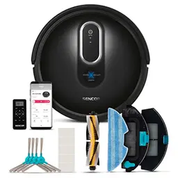 SENCOR Wischroboter mit 6 Reinigungsmodi und App-Steuerung, WLAN, intelligente Planung, bis zu 120 Minuten Laufzeit